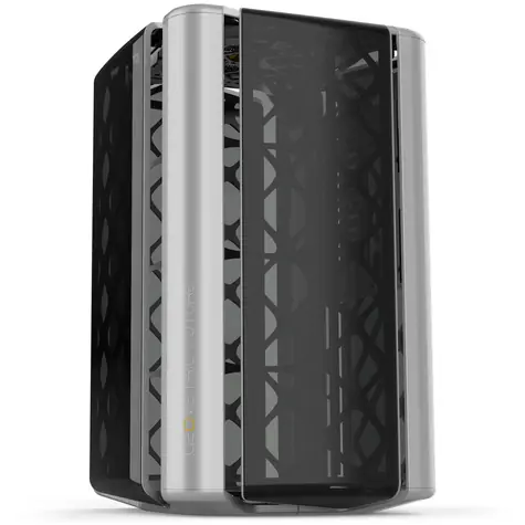 Geometric Future M2 THE ARK šedá / m-ATX / 3x USB-A 3.0 / 2x USB-C / bez zdroje