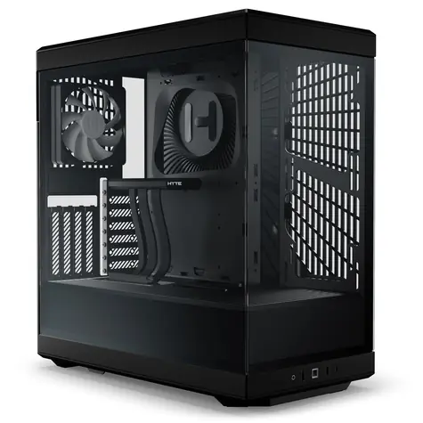 Hyte Y40 TG černá / ATX / 2x USB-A 3.0 / 1x USB-C 3.2 / 2x 120mm / bez zdroje / průhledná bočnice 