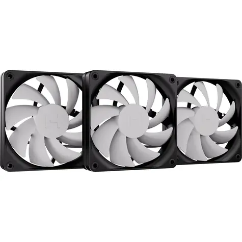 Hyte Flow FA12 3ks šedá / 120mm / 28 dB @ 1500 RPM / Fluid Dynamic Bearing / 72 CFM / 3-pin