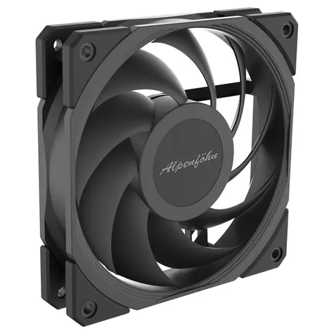 Alpenföhn 120 Jetstream PWM černá / 120mm / 22.8dB @ 1600 RPM / 55.32 CFM / 4-pin PWM