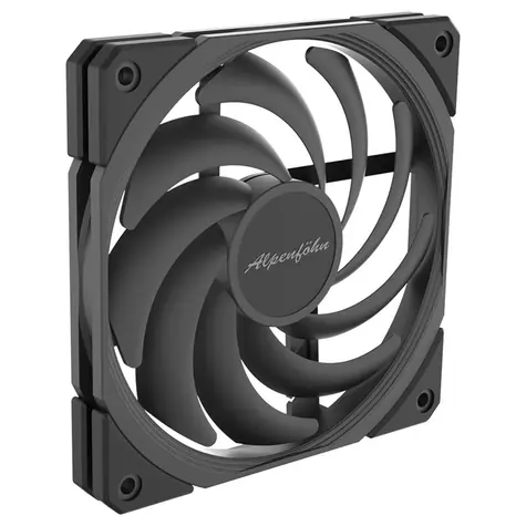 Alpenföhn 120 Jetstream Slim PWM černá / 120mm / 24.7 dB @ 1800 RPM / 52.61 CFM / 4-pin PWM
