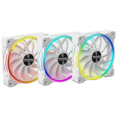 Alpenföhn 120mm Wing Boost 3 ARGB 3ks bílá / 120mm / 36.8 dB @ 2200 RPM / 77.92 CFM / 3-pin + 4-pin