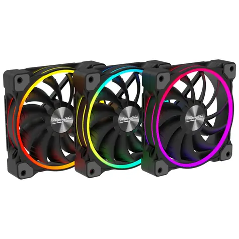 Alpenföhn 120mm Wing Boost 3 ARGB High Speed 3ks černá / 120mm / 36.8 dB @ 2200 RPM / 77.92 CFM / 3-pin + 4-pin