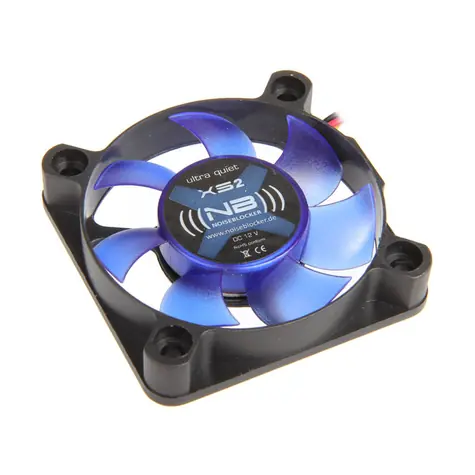 Noiseblocker BlackSilent Fan XS2 modrá / 50mm / 21.1 dB @ 4000 RPM / 8.88 CFM / 3-pin