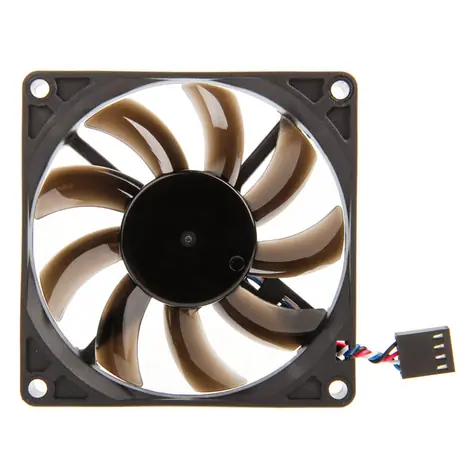 Noiseblocker BlackSilent Pro Fan PC-P černá / 80mm / 25.8 dB @ 2500 RPM / 30.60 CFM / 4-pin PWM