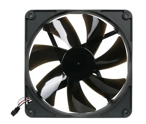 Noiseblocker BlackSilent Pro Fan PK2 černá / 140mm / 20 dB @ 1200 RPM / 54.73 CFM / 3-pin
