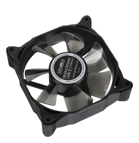 Noiseblocker Multiframe S-Series M8-P černá / 80mm / 17 dB @ 2000 RPM / 31.78 CFM / 4-pin PWM