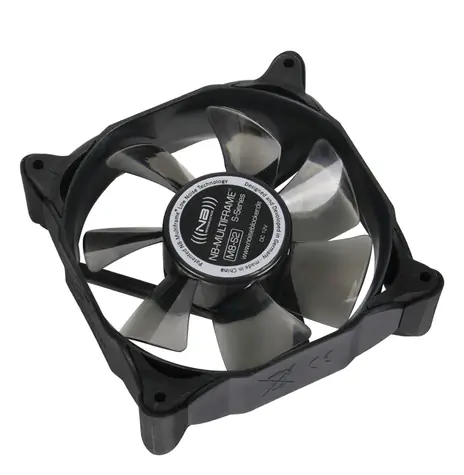 Noiseblocker Multiframe S-Series M8 S1 černá / 80mm / 6 dB @ 1200 RPM / 17.65 CFM / 3-pin