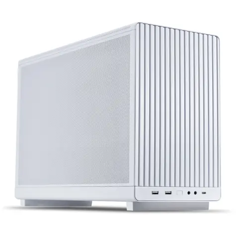 Lian Li DAN Cases A3-mATX bílá / mATX / mini-ITX / 2x USB-A 3.0 + USB-C 3.1 / bez zdroje 
