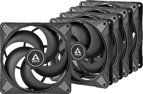 ARCTIC P14 Max Value pack 5ks černá / 140mm / Fluid Dynamic bearing / 400-2800 RPM / 95 CFM / 4-pin PWM