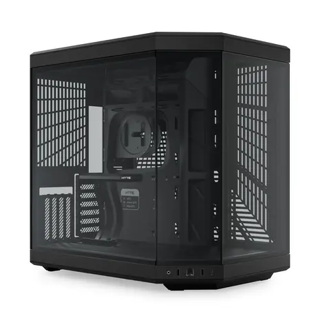 Hyte Y70 černá / E-ATX / 2x USB-A 3.2 / 1x USB-C 3.2 / průhledná bočnice / Riser kabel 
