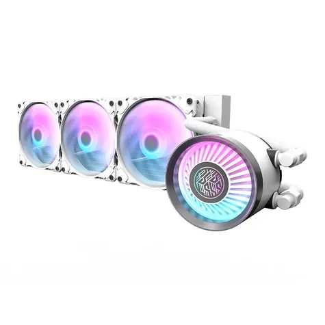 darkFlash DN 360 bílá / AiO chladič CPU / 3x 120 mm / ARGB podsvícení / 800-1800 RPM / 30 dB / Intel + AMD