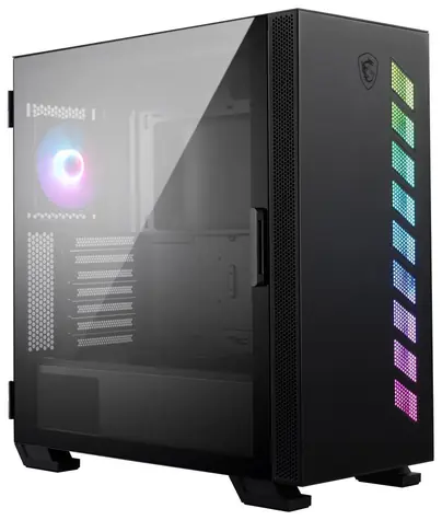 MSI MAG VAMPIRIC 300R černá / E-ATX / 2x USB-A 3.2 / 1x USB-C 3.2 / 1x 120mm / průhledná bočnice / bez zdroje