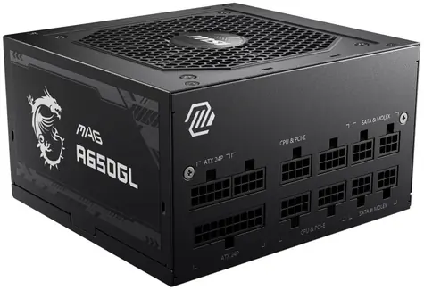 MSI MAG A650GL / 650W / 120mm / ATX /  aktivní PFC / 80PLUS Gold 