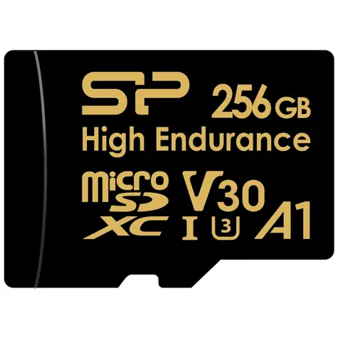Silicon Power micro SDXC 256GB + adaptér / Class 10 / UHS-I U3 / V30