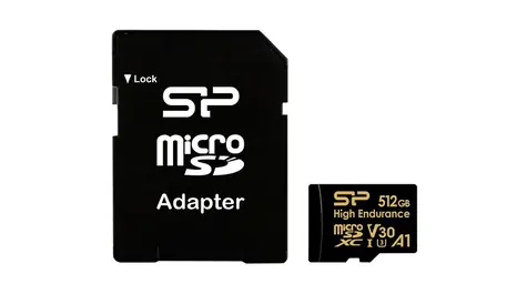 Silicon Power micro SDXC 512GB + adaptér / Class 10 / UHS-I U3 / V30