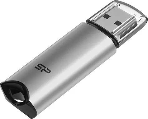 Silicon Power Marvel M02 128GB stříbrná / USB 3.2