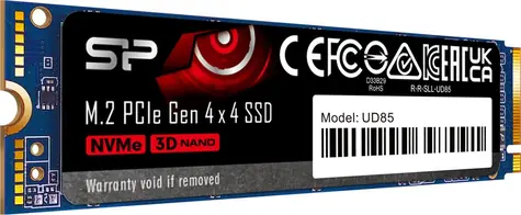 Silicon Power M.2 2280 UD85 250GB / Interní SSD / PCle Gen 4x4 / čtení: 3600MBs / zápis: 2800MBs