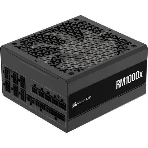 Corsair RM1000x (ATX 3.1) černá / 1000W / 80PLUS Gold / Plně modulární / 140 mm / Aktivní PFC