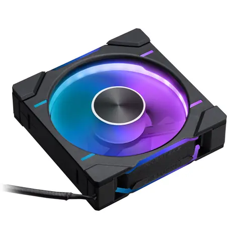PHANTEKS D30 PWM Reverse Airflow D-RGB černá / 120mm / Hydrodynamic Bearing / 2000 RPM / 64.3 CFM / 4-Pin + 3-Pin