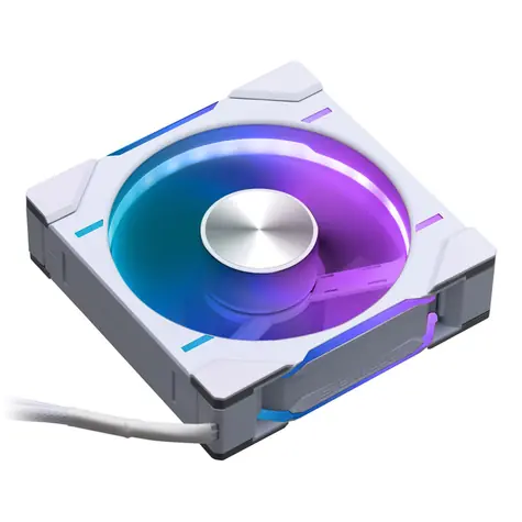 PHANTEKS D30 PWM Reverse Airflow D-RGB bílá / 120mm / Hydrodynamic Bearing / 2000 RPM / 64.3 CFM / 4-Pin + 3-Pin