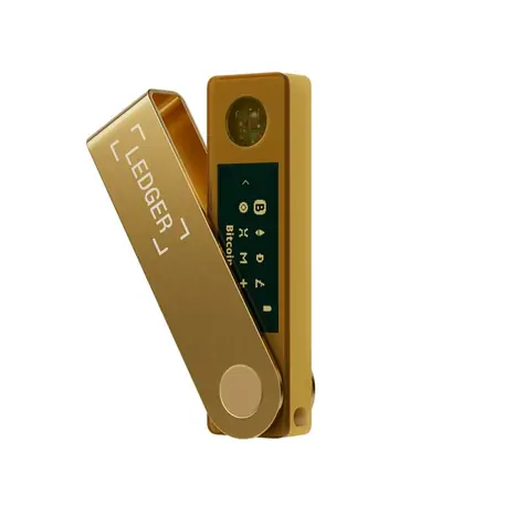 Ledger Nano X Gold / hardwarová peněženka na kryptoměny