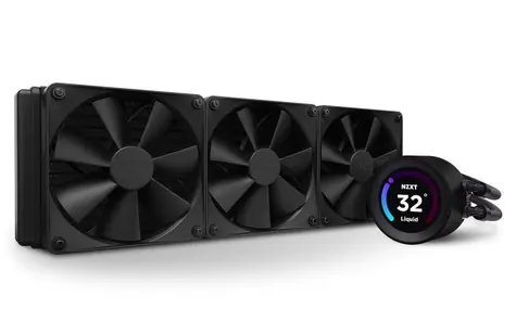 NZXT Kraken Elite 360 černá / 3x 120mm / Fluid Dynamic Bearing / 1800 RPM / 78.02 CFM / LCD / AMD + Intel