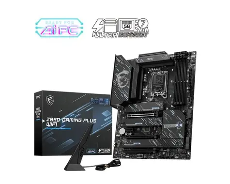MSI Z890 GAMING PLUS WIFI / Z890 / LGA 1851 / 4x DDR5 / PCIex16 / 5GLAN / ATX