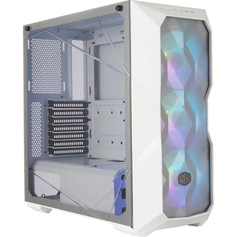 Cooler Master MasterBox TD500 MESH ARGB bílá / E-ATX / 2x USB-A 3.2 / 3x 120mm / bez zdroje / průhledná bočnice