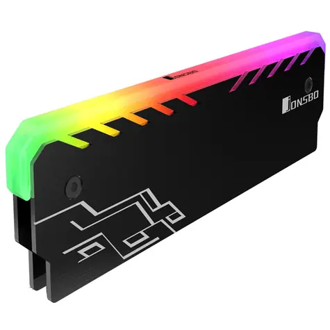 Jonsbo NC-1 RGB Chladič na RAM černá / 3-Pin