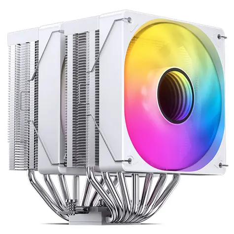 Jonsbo CR-3000 A-RGB bílá / 2x 120mm / 1500 RPM @ 32 dB / TDP 260W / AMD + Intel