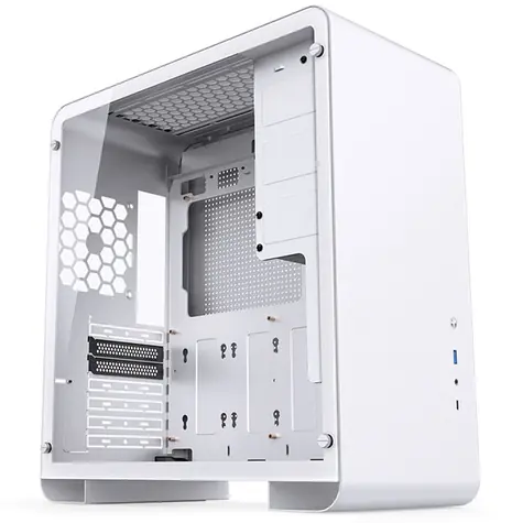 Jonsbo U4 Pro bílá / ATX / 1x USB-A 3.0 / 1x USB-C 3.2 / bez zdroje / průhledná bočnice 