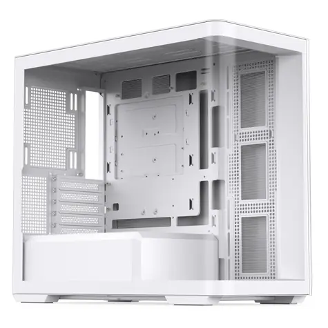 Jonsbo D300 bílá / mATX / 2x USB-A 3.0 / 1x USB-C 3.2 / bez zdroje / průhledná bočnice