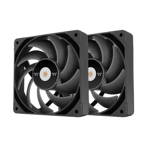 THERMALTAKE TOUGHFAN 14 Pro černá 2ks / 140mm / Hydraulic Bearing / 2000 RPM / 119.6 CFM / 4-Pin PWM