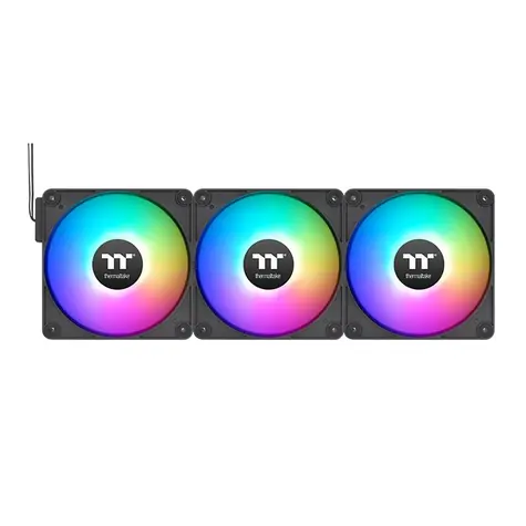 THERMALTAKE CT140 EX ARGB černá 3ks / 140mm / Hydraulic Bearing / 1800 RPM / 90.3 CFM / 4-Pin PWM