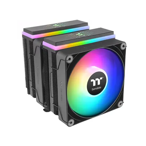THERMALTAKE ASTRIA 600 ARGB černá / 2x 120mm / 1800 RPM @ 26.8 dB / 65 CFM / TDP 265W / AMD + Intel