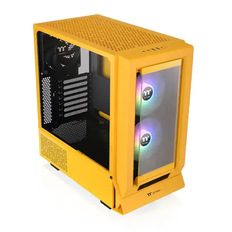 THERMALTAKE Ceres 350 MX žlutá / E-ATX / 2x USB-A 3.0 / 1x USB-C 3.2 / 3x 140mm / bez zdroje / průhledná bočnice