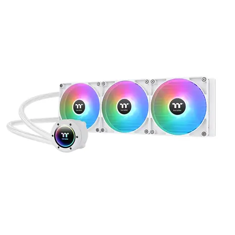 THERMALTAKE TH420 V2 ARGB bílá / 3x 140mm / Hydraulic Bearing / 1800 RPM / 84.3 CFM / A-RGB / AMD + Intel