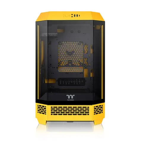 THERMALTAKE The Tower 300 žlutá / mATX / 2x USB-A 3.0 / 1x USB-C 3.2 / 2x 140mm / bez zdroje