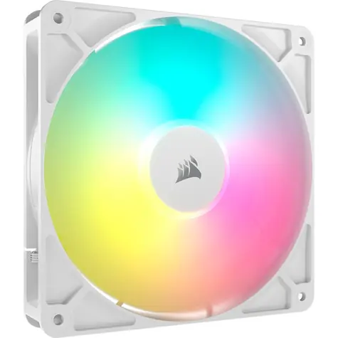 Corsair RS140 ARGB bílá / 140mm / Magnetic Dome Bearing / 330-1700 RPM / 95.5 CFM / 4-Pin