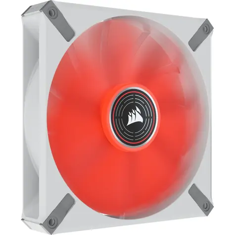 Corsair ML140 LED ELITE Red Premium červená / 140mm / Magnetic Levitation Bearing / 82.9 CFM / 4-Pin