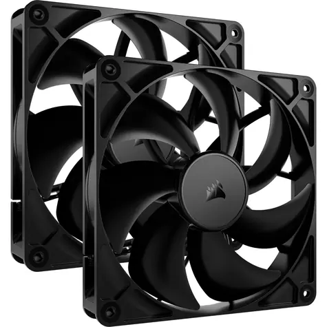Corsair RS140 PWM 2ks černá / 140mm / Magnetic Dome Bearing / 330-1700 RPM / 95.5 CFM / 4-Pin