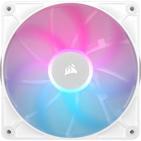 Corsair iCUE LINK RX140 RGB bílá / 140mm / Magnetic Dome Bearing / 1700 RPM / 94.7 CFM / 4-Pin