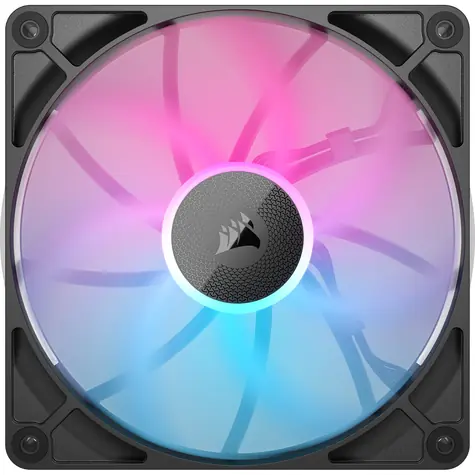 Corsair iCUE LINK RX140 RGB černá / 140mm / Magnetic Dome Bearing / 1700 RPM / 94.7 CFM / 4-Pin