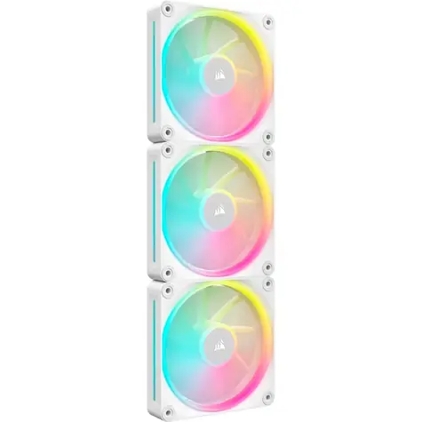 Corsair iCUE LINK LX120 RGB 3ks bílá / 120mm / Magnetic Dome Bearing / 2400 RPM / 69.9 CFM / 4-Pin