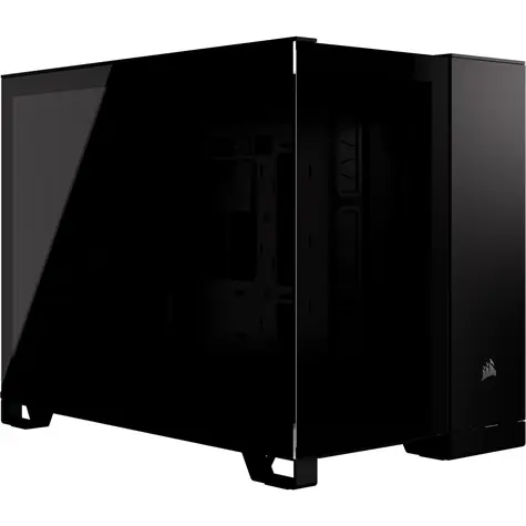 Corsair 2500X černá / mATX / 2x USB-C 3.2 / 1x USB-A 3.2 / bez zdroje / průhledná bočnice