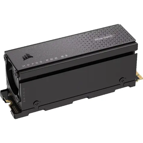Corsair MP700 PRO SE with air cooler 2 TB černá / M.2 2280 SSD / PCIe 5.0 / R: 14000MBps / W: 12000MBps / 5y