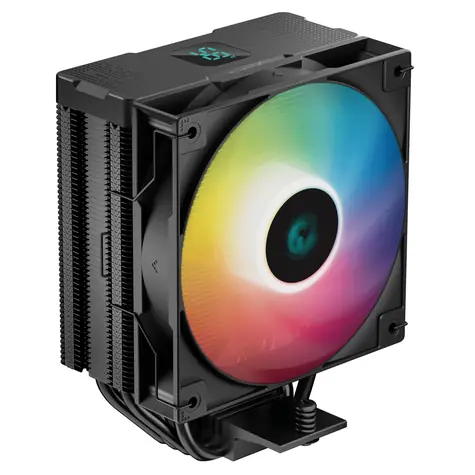 DEEPCOOL AG400 DIGITAL ARGB černá / 1x 120mm / Hydro Bearing / 31.6 dB @ 2000 RPM / AMD + Intel