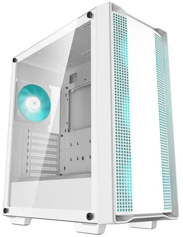 DEEPCOOL CC560 V2 bílá / ATX / 1x USB-A 3.0 / 1x USB-A 2.0 / 4x 120mm / bez zdroje / průhledná bočnice