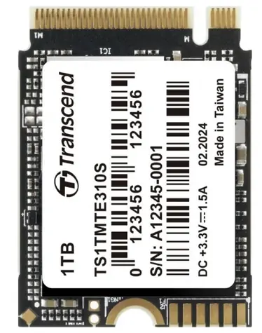 Transcend MTE310S 1TB černá / M.2 2230 / PCIe Gen4 / R: 5000 MBps / W: 3500 MBps / 5y